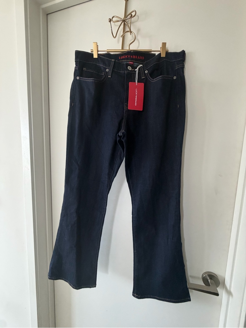 New Lucky Brand Women's Dark Blue Bootcut Jeans